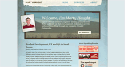 Desktop Screenshot of martyhaught.com